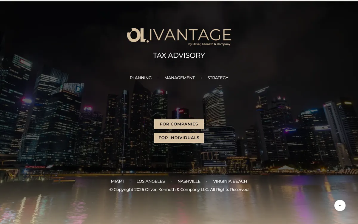 Olivantage website
