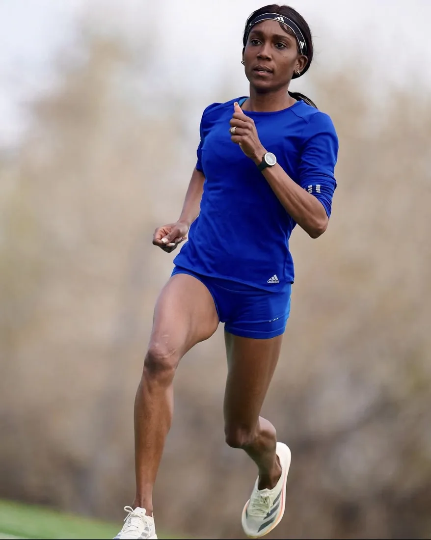 Natoya Goule training